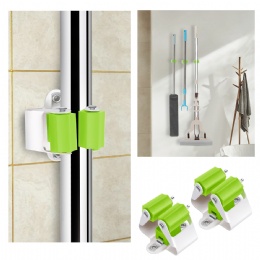 mop holder wall mounted-green spray paint