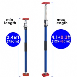support rod 49 inch blue